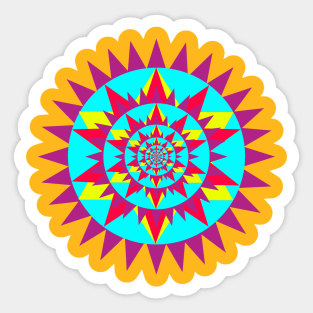 Abstract Geometric Designs 04 Sticker